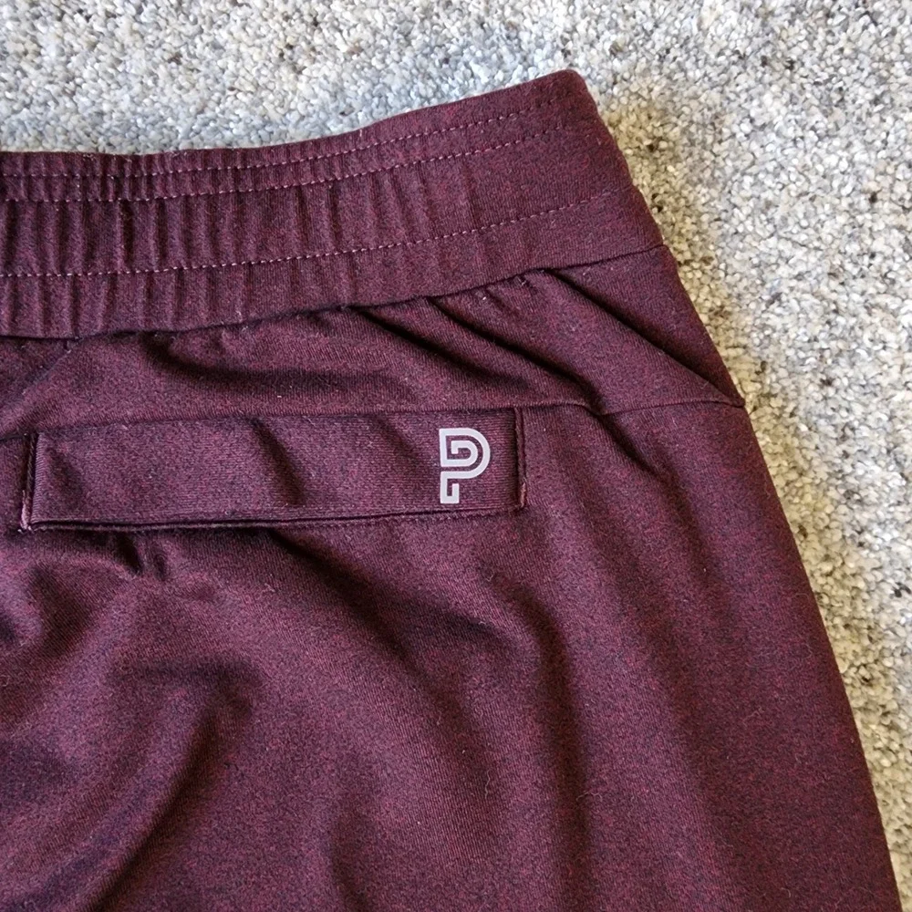 Public Rec All Day Every Day Pants Mens 34/32 Burgundy Jogger Tapered‎ Excellent
